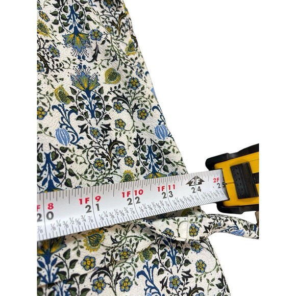 Max Studio Women’s XL Floral Midi Dress Blue Boho Peasant Style NWT MSRP $138 - Picture 13 of 15